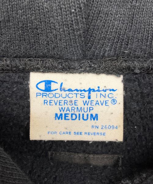 stussy（ステューシー）stussy (ステューシー) Champion (チャンピオン) リバースウィーブパーカー ブラック サイズ:Mの古着・服飾アイテム