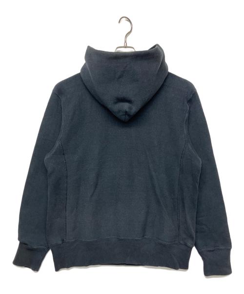 stussy（ステューシー）stussy (ステューシー) Champion (チャンピオン) リバースウィーブパーカー ブラック サイズ:Mの古着・服飾アイテム