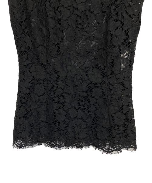 DOLCE & GABBANA（ドルチェ＆ガッバーナ）DOLCE & GABBANA (ドルチェ＆ガッバーナ) ノースリーブブラウス ブラック サイズ:36の古着・服飾アイテム