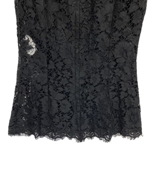 DOLCE & GABBANA（ドルチェ＆ガッバーナ）DOLCE & GABBANA (ドルチェ＆ガッバーナ) ノースリーブブラウス ブラック サイズ:36の古着・服飾アイテム