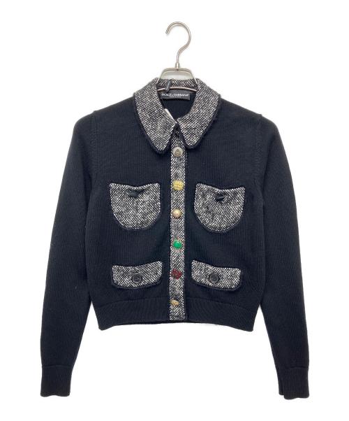DOLCE & GABBANA（ドルチェ＆ガッバーナ）DOLCE & GABBANA (ドルチェ＆ガッバーナ) ジャケット ブラック サイズ:36の古着・服飾アイテム