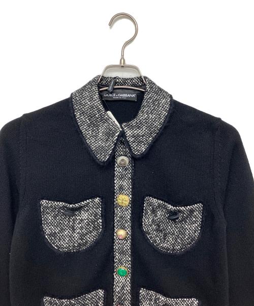 DOLCE & GABBANA（ドルチェ＆ガッバーナ）DOLCE & GABBANA (ドルチェ＆ガッバーナ) ジャケット ブラック サイズ:36の古着・服飾アイテム