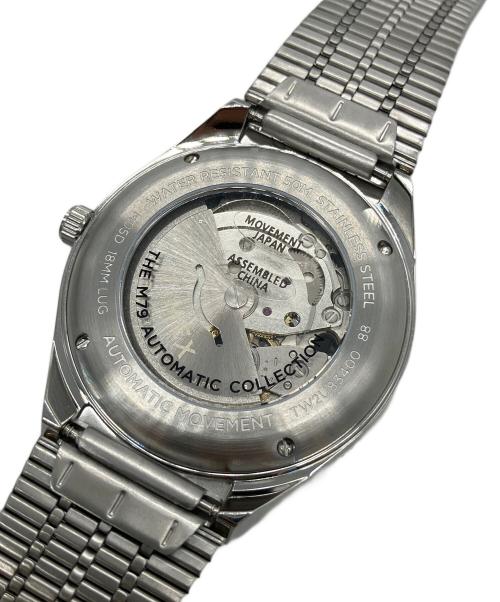 TIMEX（タイメックス）TIMEX (タイメックス) TIMEX （ティメックス）M79　SSブレスレット　腕時計  ブラック×レッドの古着・服飾アイテム