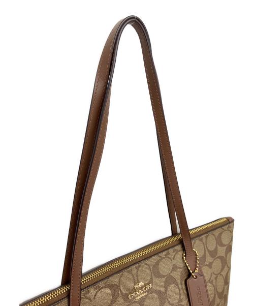 COACH（コーチ）COACH (コーチ) 4455　トートバッグ ブラウンの古着・服飾アイテム