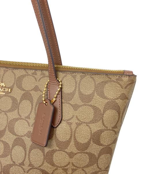 COACH（コーチ）COACH (コーチ) 4455　トートバッグ ブラウンの古着・服飾アイテム