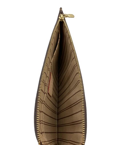 LOUIS VUITTON（ルイ ヴィトン）LOUIS VUITTON (ルイ ヴィトン) ネヴァーフル付属ポーチ ブラウンの古着・服飾アイテム