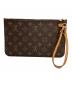 LOUIS VUITTON (ルイ ヴィトン) ネヴァーフル付属ポーチ ブラウン：30000円