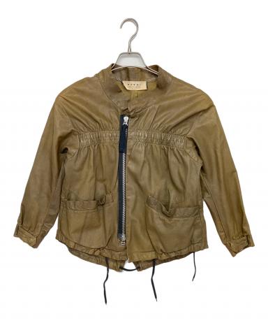 中古・古着通販】MARNI (マルニ) ジップアップジャケット ブラウン