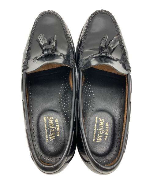 G.H.BASS&CO.（ジー・エイチ・バス）G.H.BASS&CO. (ジー・エイチ・バス) ba11015h　タッセルローファー ブラック サイズ:25.5cmの古着・服飾アイテム