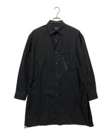 Y-3（ワイスリー）の古着「ナイロンロングシャツ」｜ブラック