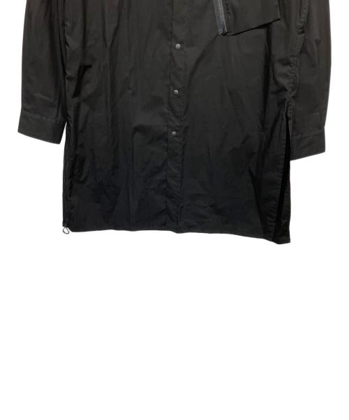 Y-3（ワイスリー）Y-3 (ワイスリー) ナイロンロングシャツ ブラック サイズ:Sの古着・服飾アイテム