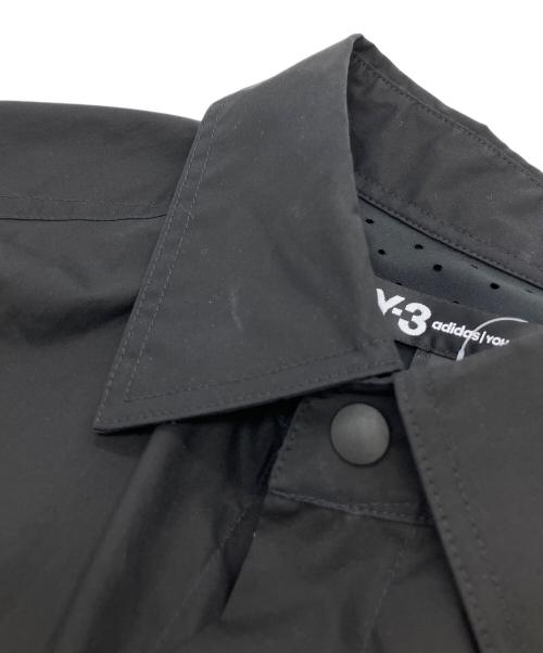 Y-3（ワイスリー）Y-3 (ワイスリー) ナイロンロングシャツ ブラック サイズ:Sの古着・服飾アイテム