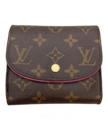 LOUIS VUITTON（ルイ ヴィトン）の古着「M62036　3つ折り財布」｜ピンク×ブラウン