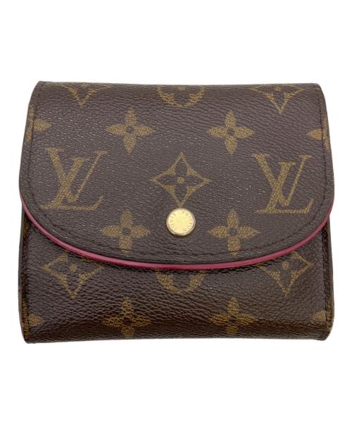 LOUIS VUITTON（ルイ ヴィトン）LOUIS VUITTON (ルイ ヴィトン) M62036　3つ折り財布 ピンク×ブラウンの古着・服飾アイテム