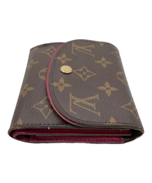 LOUIS VUITTON（ルイ ヴィトン）LOUIS VUITTON (ルイ ヴィトン) M62036　3つ折り財布 ピンク×ブラウンの古着・服飾アイテム