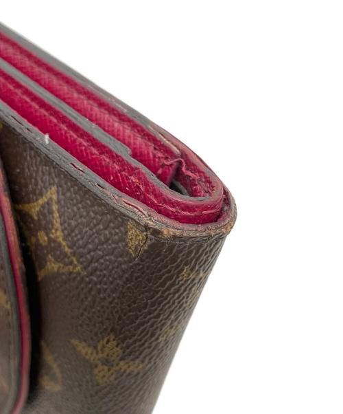 LOUIS VUITTON（ルイ ヴィトン）LOUIS VUITTON (ルイ ヴィトン) M62036　3つ折り財布 ピンク×ブラウンの古着・服飾アイテム