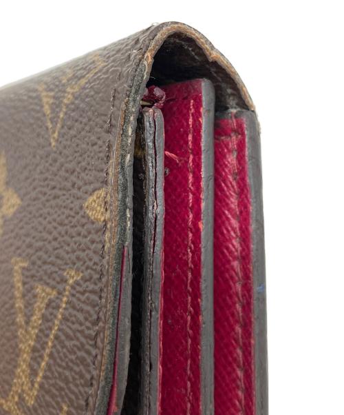 LOUIS VUITTON（ルイ ヴィトン）LOUIS VUITTON (ルイ ヴィトン) M62036　3つ折り財布 ピンク×ブラウンの古着・服飾アイテム