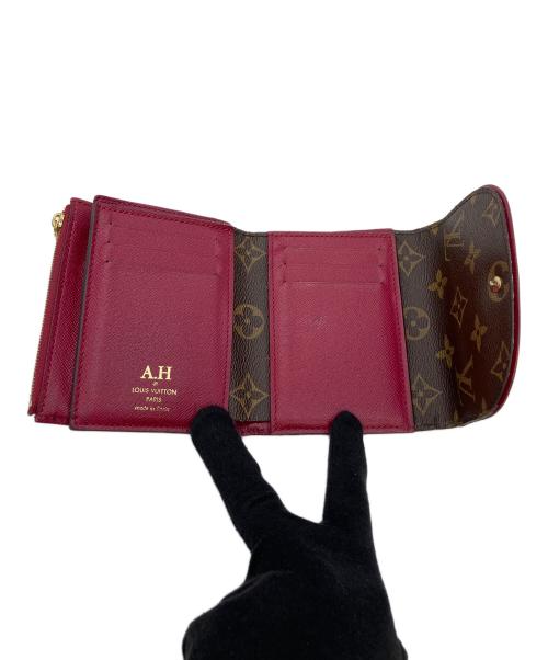 LOUIS VUITTON（ルイ ヴィトン）LOUIS VUITTON (ルイ ヴィトン) M62036　3つ折り財布 ピンク×ブラウンの古着・服飾アイテム