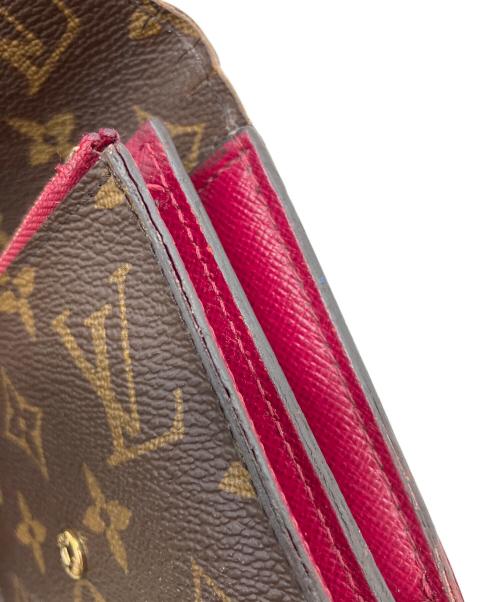 LOUIS VUITTON（ルイ ヴィトン）LOUIS VUITTON (ルイ ヴィトン) M62036　3つ折り財布 ピンク×ブラウンの古着・服飾アイテム