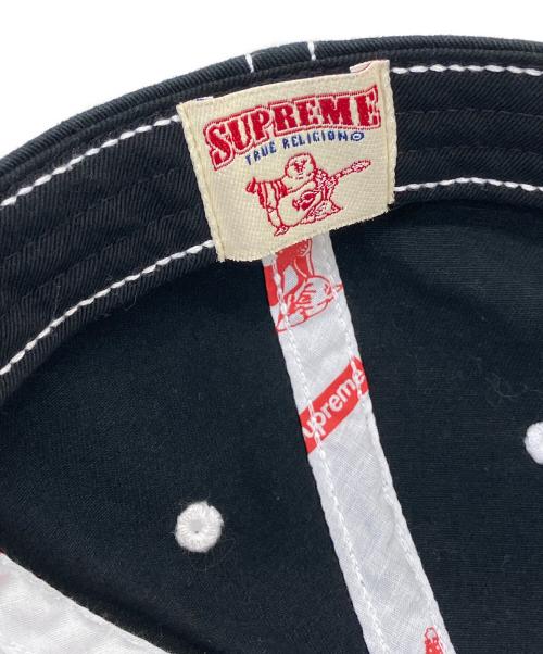 SUPREME（シュプリーム）SUPREME (シュプリーム) TRUE RELIGION (トゥルー レリジョン) キャップ ブラックの古着・服飾アイテム