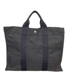 HERMES（エルメス）の古着「エールライン トートバッグ」｜ブラック