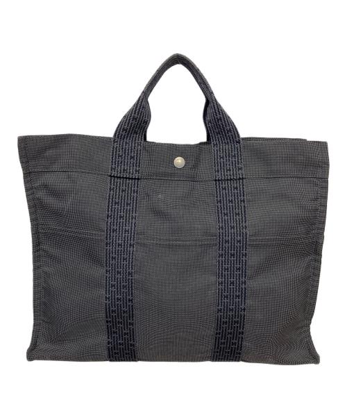 HERMES（エルメス）HERMES (エルメス) エールライン トートバッグ ブラックの古着・服飾アイテム