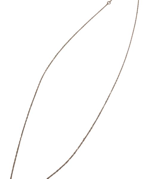 4℃（ヨンドシー）4℃ (ヨンドシー) ネックレス ハートモチーフ 1ｇ ブラウンの古着・服飾アイテム