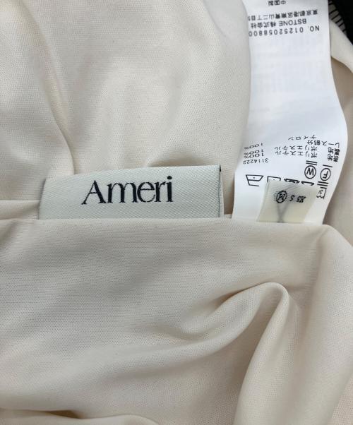 Ameri（アメリ）Ameri (アメリ) CLARA SATIN CAMI DRESS アイボリー サイズ:Mの古着・服飾アイテム