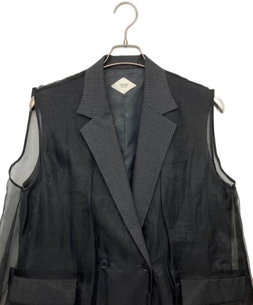 Ameri（アメリ）Ameri (アメリ) MEDI SHEER DOCKING LADY LIKE VEST グレー サイズ:Mの古着・服飾アイテム