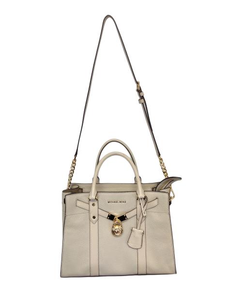 MICHAEL KORS（マイケルコース）MICHAEL KORS (マイケルコース) 2WAYバッグ ベージュの古着・服飾アイテム