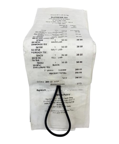 SUPREME（シュプリーム）SUPREME (シュプリーム) MM6 Maison Margiela (エムエムシックスメゾンマルジェラ) Receipt Wallet ブラック×ホワイトの古着・服飾アイテム