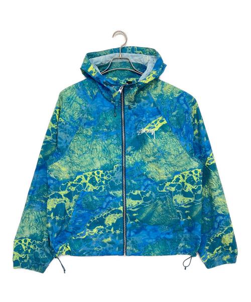 stussy（ステューシー）stussy (ステューシー) beach shell Realtree WAV3 ブルー サイズ:Mの古着・服飾アイテム