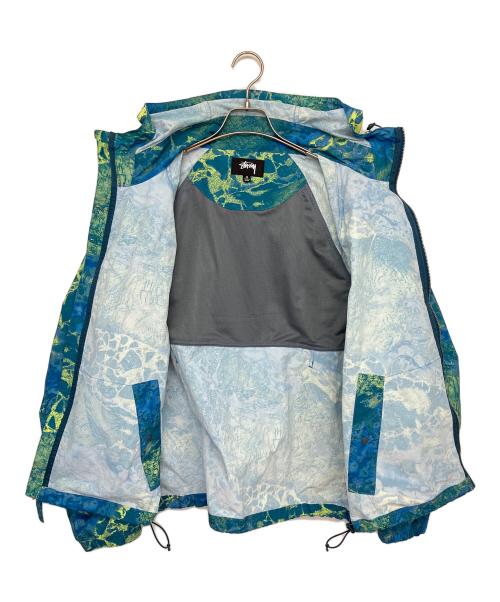 stussy（ステューシー）stussy (ステューシー) beach shell Realtree WAV3 ブルー サイズ:Mの古着・服飾アイテム