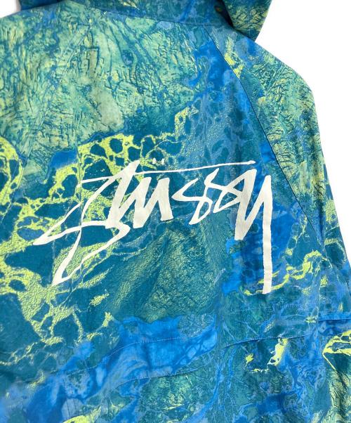 stussy（ステューシー）stussy (ステューシー) beach shell Realtree WAV3 ブルー サイズ:Mの古着・服飾アイテム