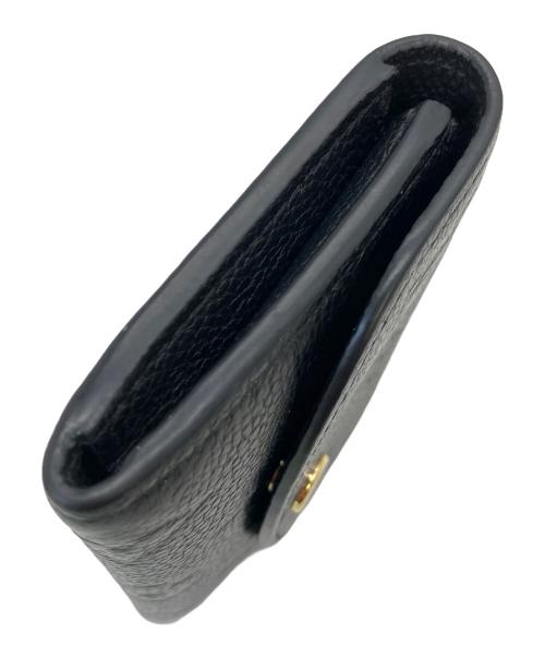 LOUIS VUITTON（ルイ ヴィトン）LOUIS VUITTON (ルイ ヴィトン) モノグラム・アンプラント　ポルトモネ・ロザリ　コインケース ブラックの古着・服飾アイテム