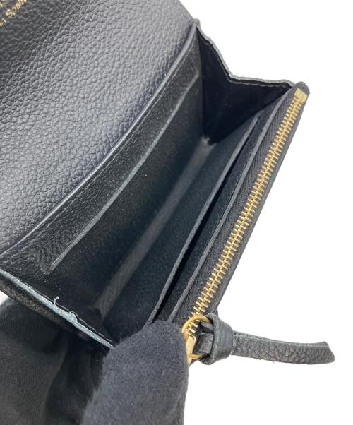 LOUIS VUITTON（ルイ ヴィトン）LOUIS VUITTON (ルイ ヴィトン) モノグラム・アンプラント　ポルトモネ・ロザリ　コインケース ブラックの古着・服飾アイテム