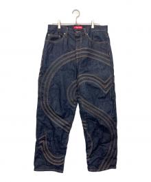 SUPREME（シュプリーム）の古着「logo rigid baggy jean　25SS」｜インディゴ
