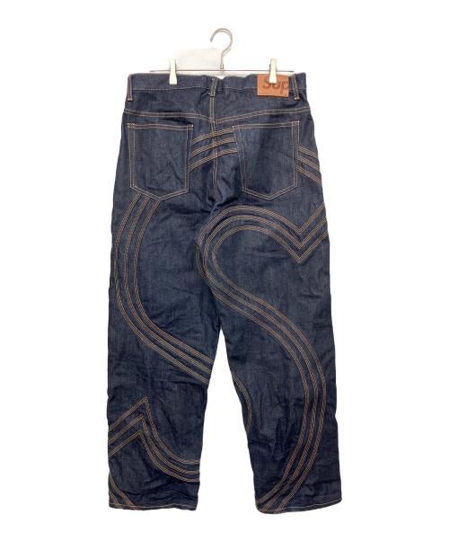 SUPREME（シュプリーム）SUPREME (シュプリーム) logo rigid baggy jean　25SS インディゴ サイズ:81cm (W32)の古着・服飾アイテム