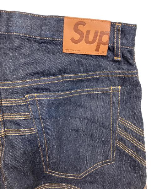 SUPREME（シュプリーム）SUPREME (シュプリーム) logo rigid baggy jean　25SS インディゴ サイズ:81cm (W32)の古着・服飾アイテム