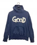 GOODENOUGHGOODENOUGH）の古着「ベンチレーションパーカー」｜ネイビー