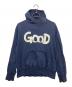 GOODENOUGH（GOODENOUGH）の古着「ベンチレーションパーカー」｜ネイビー