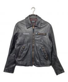 UNDERCOVER（アンダーカバー）の古着「レザージャケット ZERSTOREN 21SS」｜ブラック