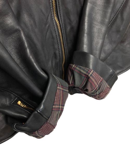 UNDERCOVER（アンダーカバー）UNDERCOVER (アンダーカバー) レザージャケット ZERSTOREN 21SS ブラック サイズ:3の古着・服飾アイテム