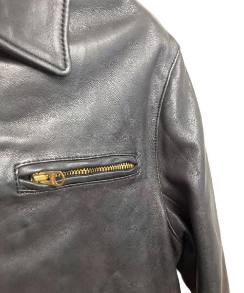 UNDERCOVER（アンダーカバー）UNDERCOVER (アンダーカバー) レザージャケット ZERSTOREN 21SS ブラック サイズ:3の古着・服飾アイテム