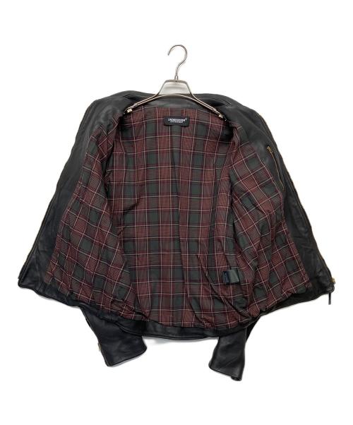 UNDERCOVER（アンダーカバー）UNDERCOVER (アンダーカバー) レザージャケット ZERSTOREN 21SS ブラック サイズ:3の古着・服飾アイテム