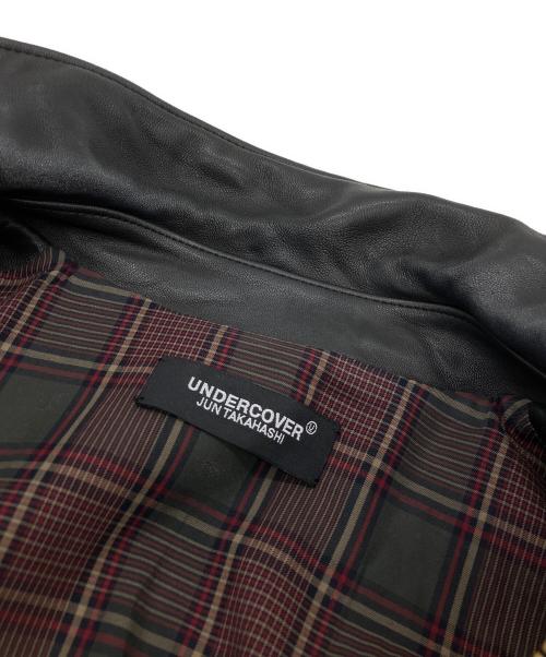 UNDERCOVER（アンダーカバー）UNDERCOVER (アンダーカバー) レザージャケット ZERSTOREN 21SS ブラック サイズ:3の古着・服飾アイテム