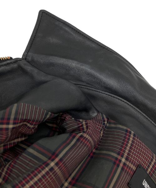 UNDERCOVER（アンダーカバー）UNDERCOVER (アンダーカバー) レザージャケット ZERSTOREN 21SS ブラック サイズ:3の古着・服飾アイテム