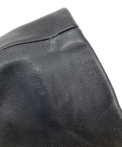 UNDERCOVER（アンダーカバー）UNDERCOVER (アンダーカバー) レザージャケット ZERSTOREN 21SS ブラック サイズ:3の古着・服飾アイテム