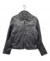 UNDERCOVER（アンダーカバー）の古着「レザージャケット ZERSTOREN 21SS」｜ブラック