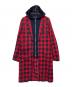 UNDERCOVER（アンダーカバー）の古着「Hooded Layered Gown Coat」｜レッド